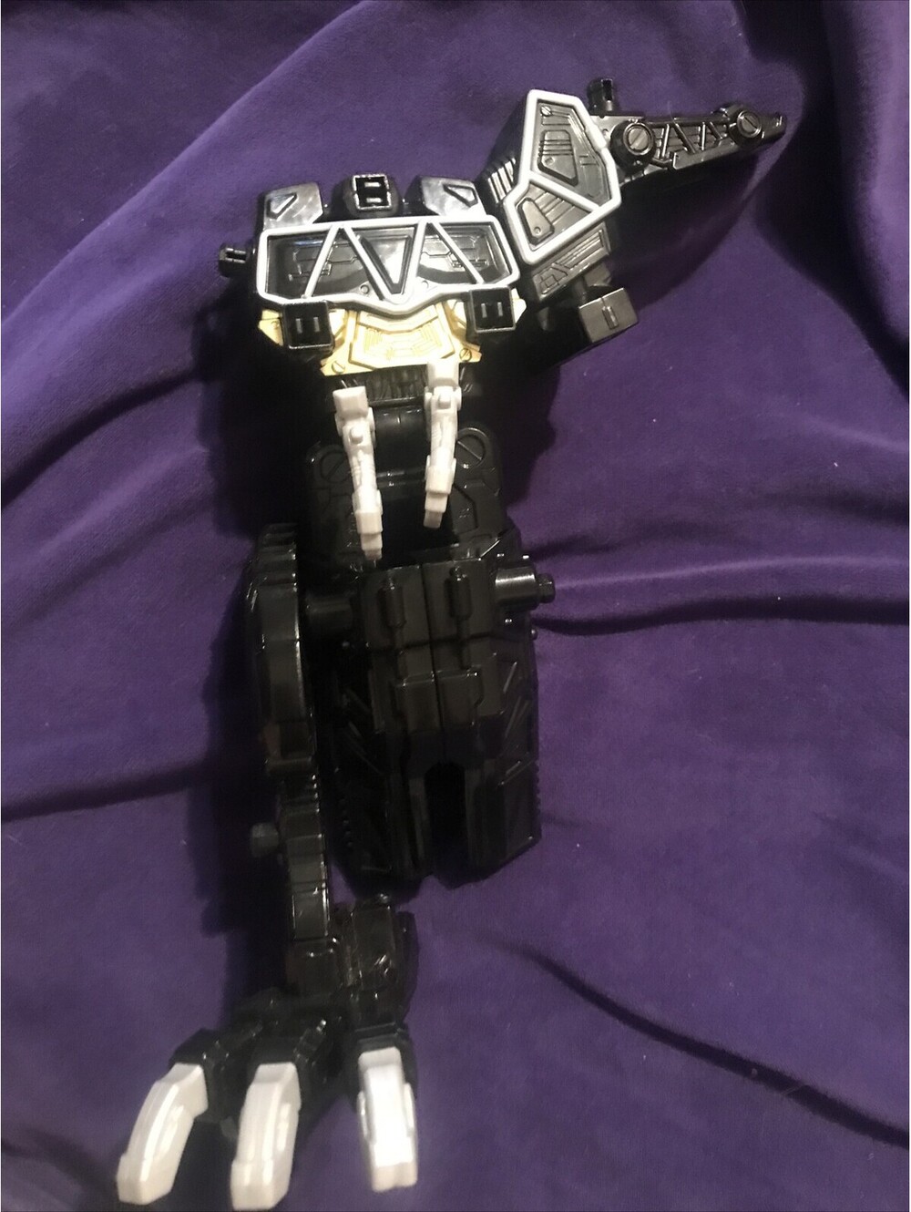 Power Rangers Dino Super Charge Deluxe Black T-Rex Zord Incomplete Free Shipping